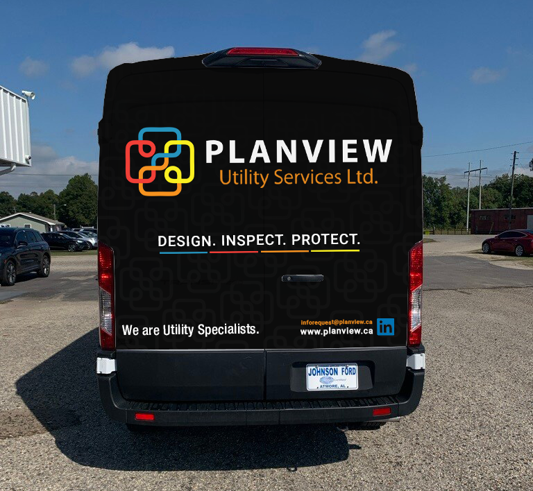 Car Wrap Design by typefdesign for Planview Utility Services Ltd. | Design #32995791