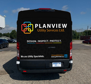 Car Wrap Design by typefdesign for Planview Utility Services Ltd. | Design: #32995791