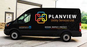 Design de Covering de Véhicule par typefdesign pour Planview Utility Services Ltd. | Design #33002118
