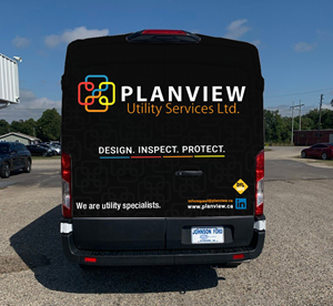 Car Wrap Design by typefdesign for Planview Utility Services Ltd. | Design: #33110542