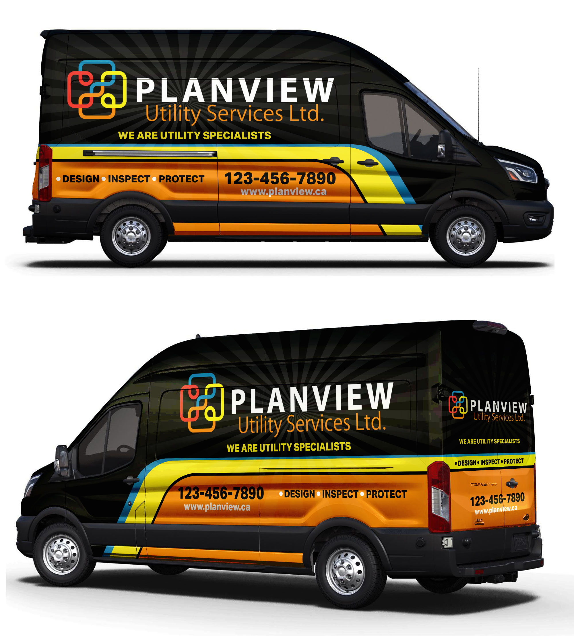 Design de Covering de Véhicule par Imagine design000 pour Planview Utility Services Ltd. | Design #32897881