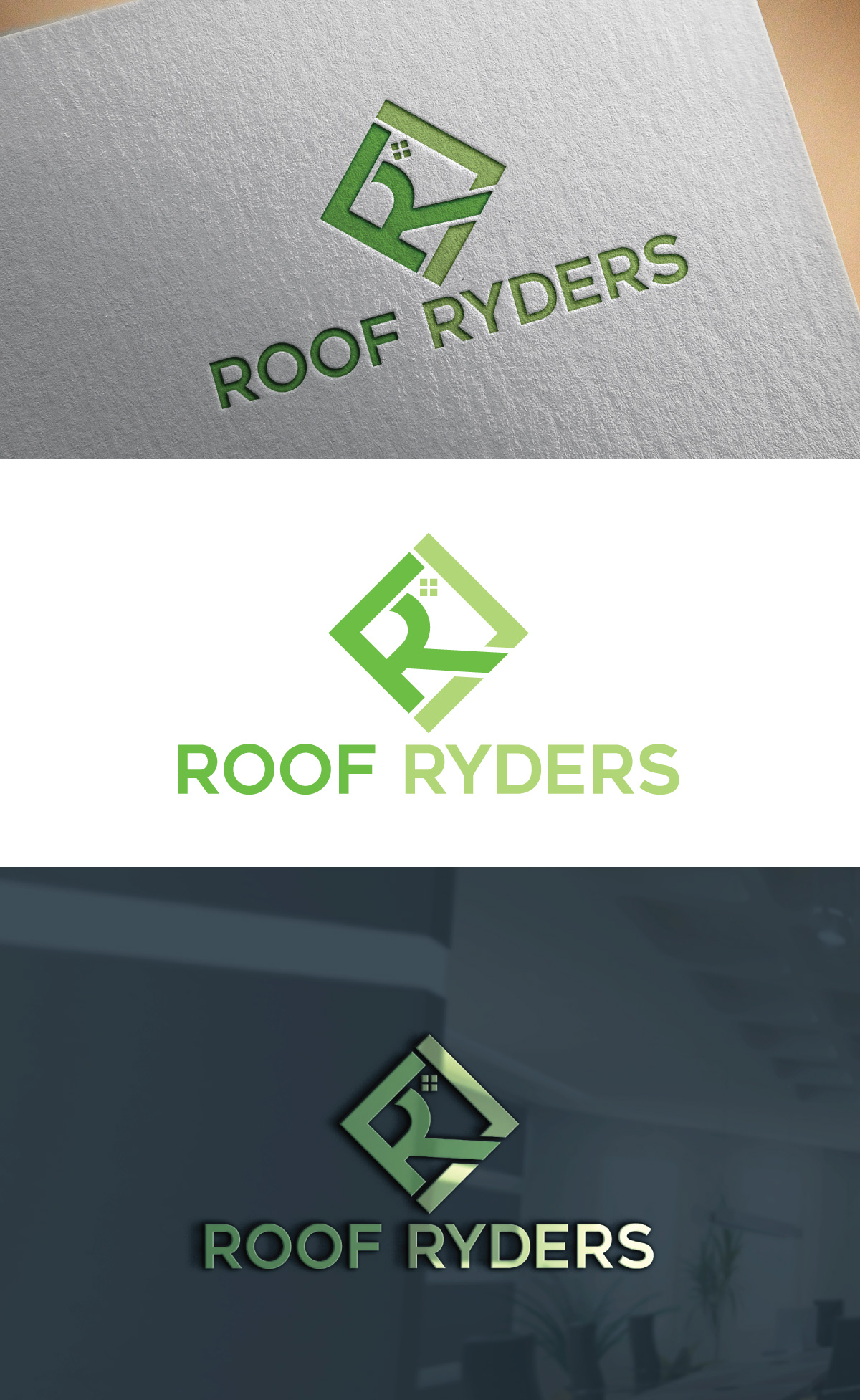 Logo Design by Impressive logo for Eustis Roofing  | Design #32910747