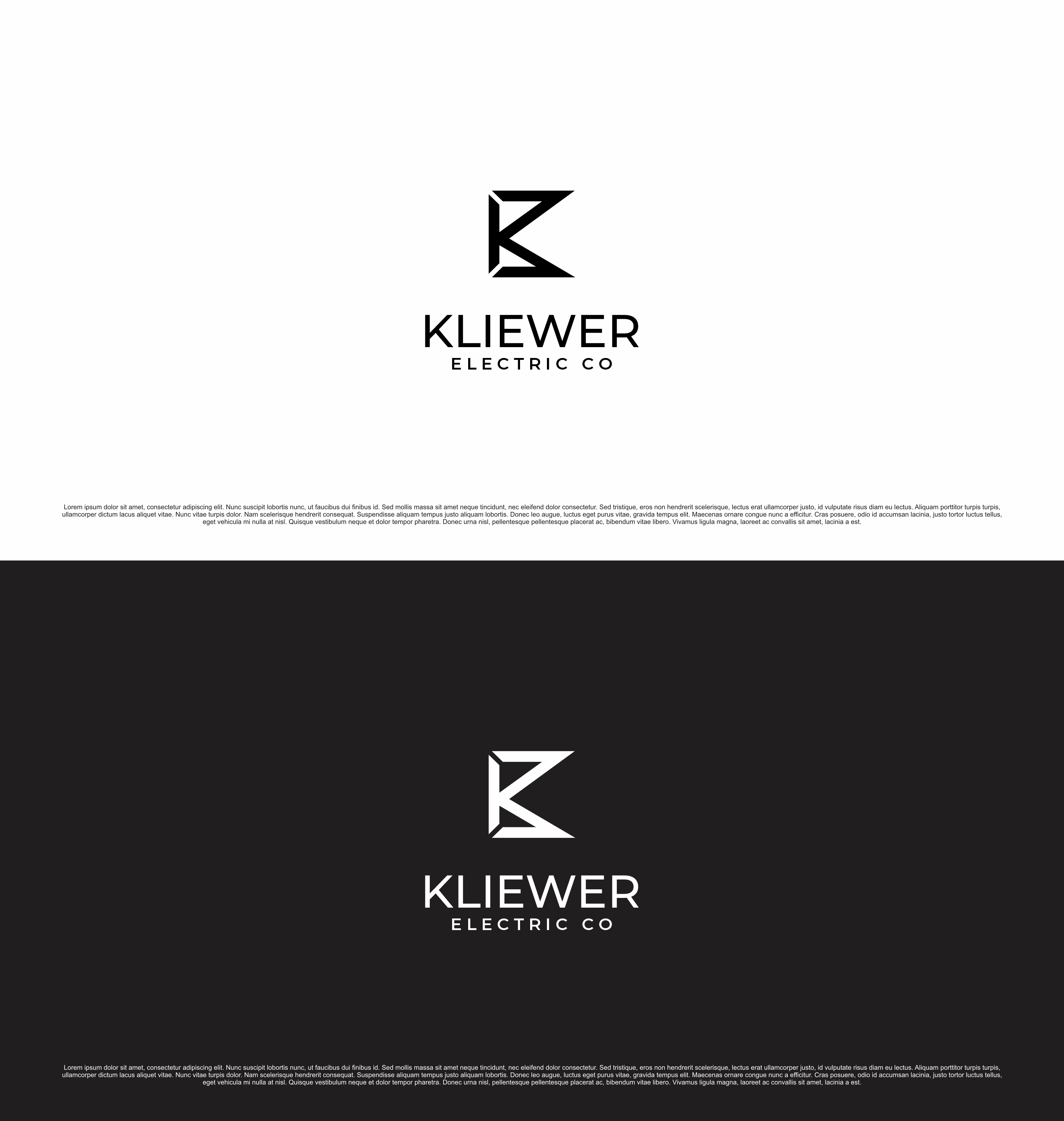 Logo Design by saesean for KLIEWER Electric Co | Design #32911823