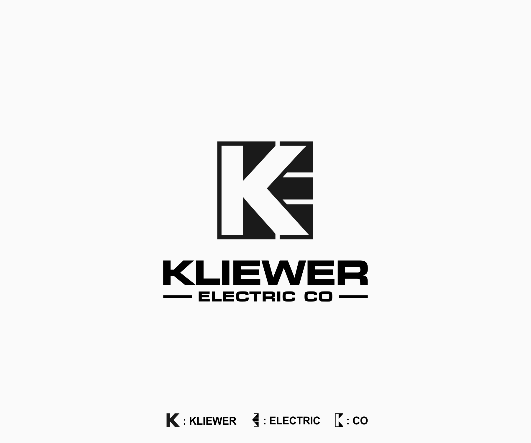 Design de Logo par 89Graphic pour KLIEWER Electric Co | Design #32915461