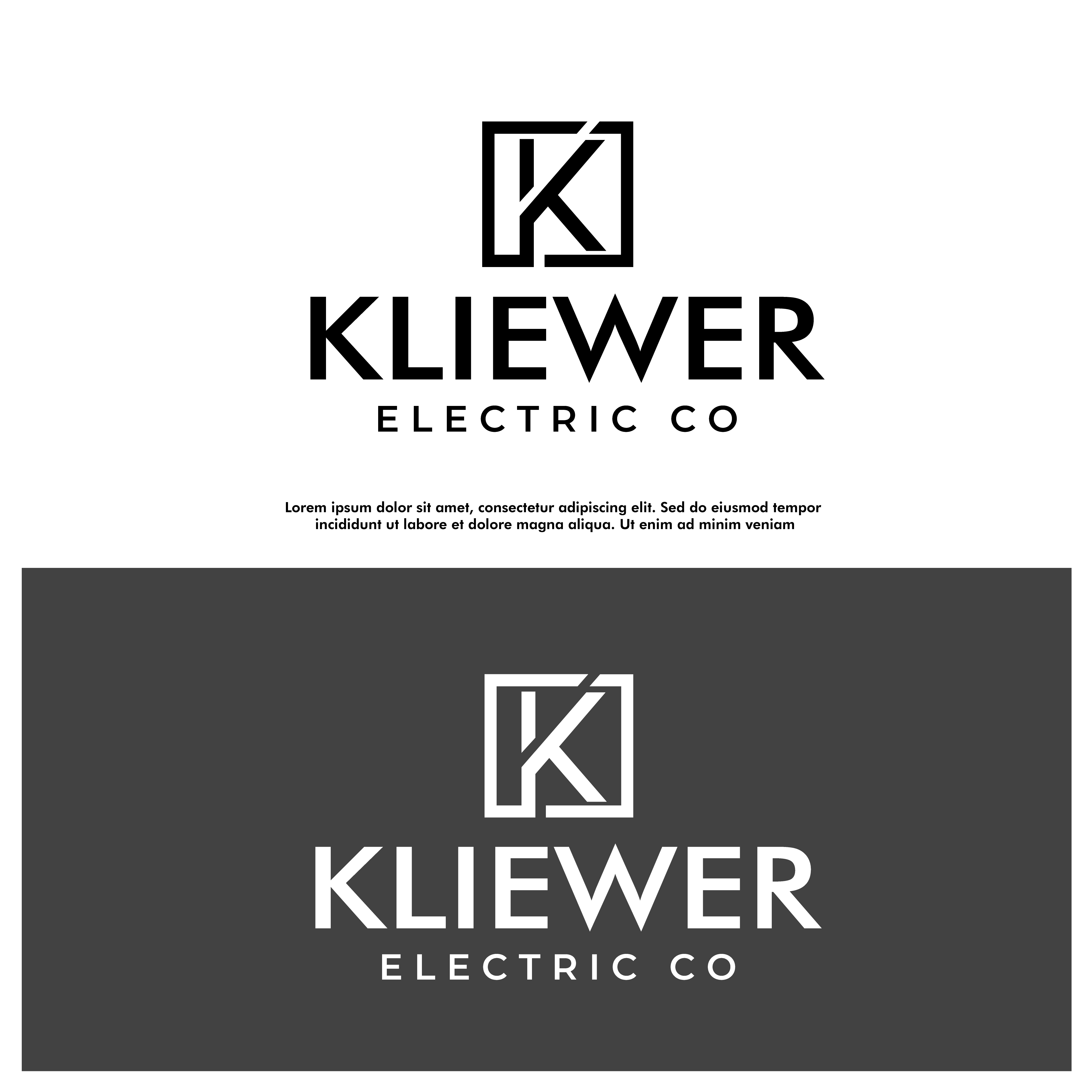 Logo Design by Adeel Rahman for KLIEWER Electric Co | Design #32903200