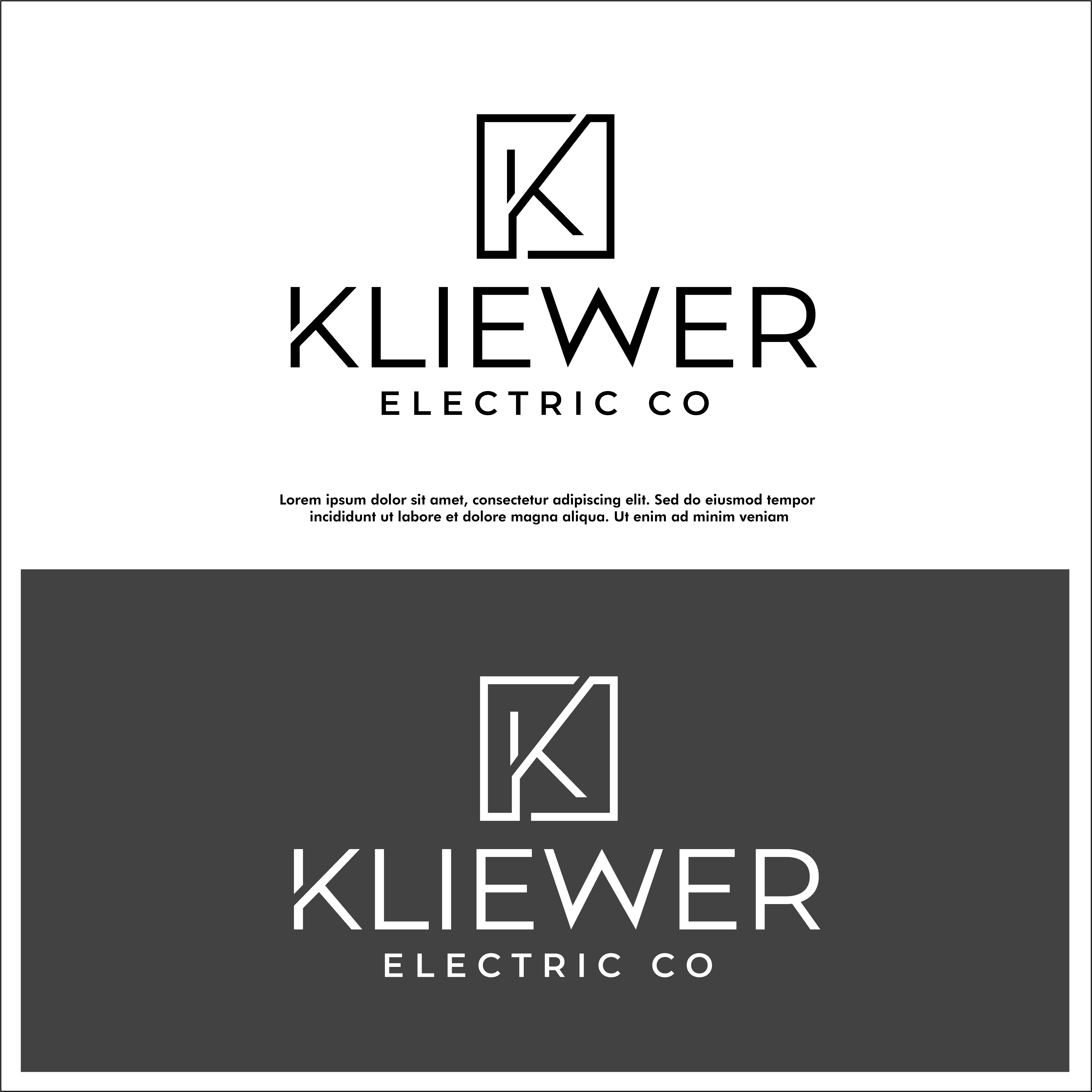 Logo Design by Adeel Rahman for KLIEWER Electric Co | Design #32904069