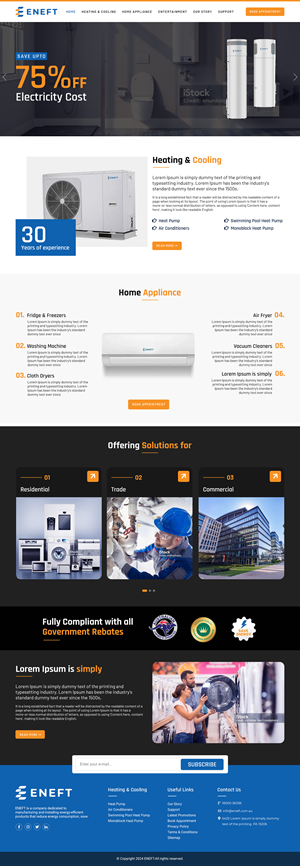 Wordpress Design by NetSpidy for this project | Design: #33200017