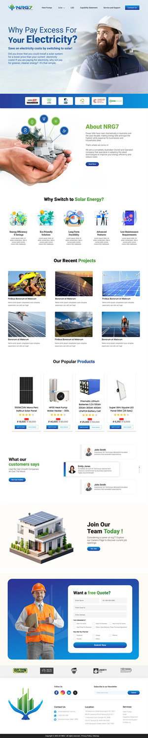 Diseño Wordpress por lemosys infotech para este proyecto | Diseño: #33892451