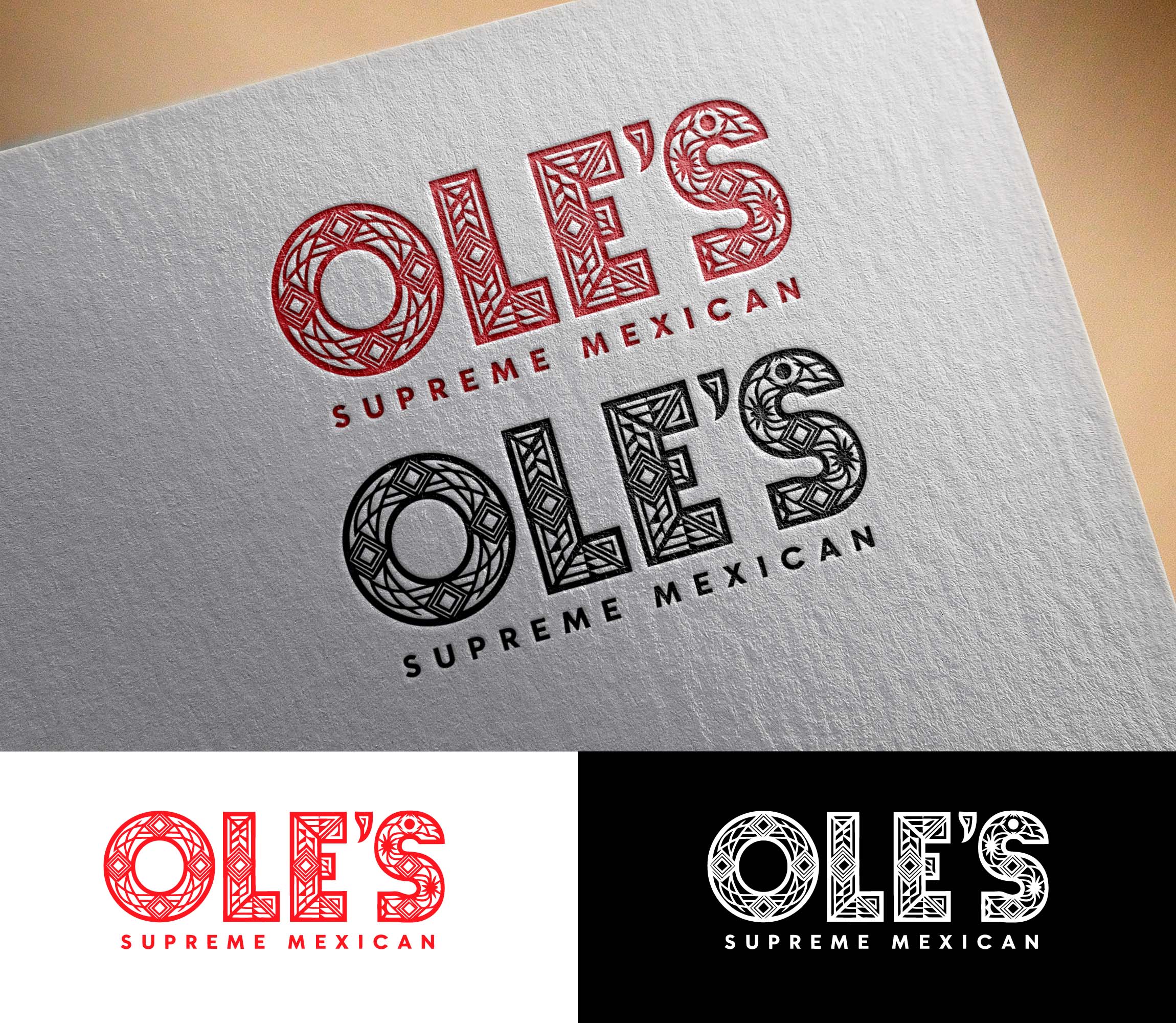 Logo Design by Lumen Branding for Ole's Fajitas | Design #32929663