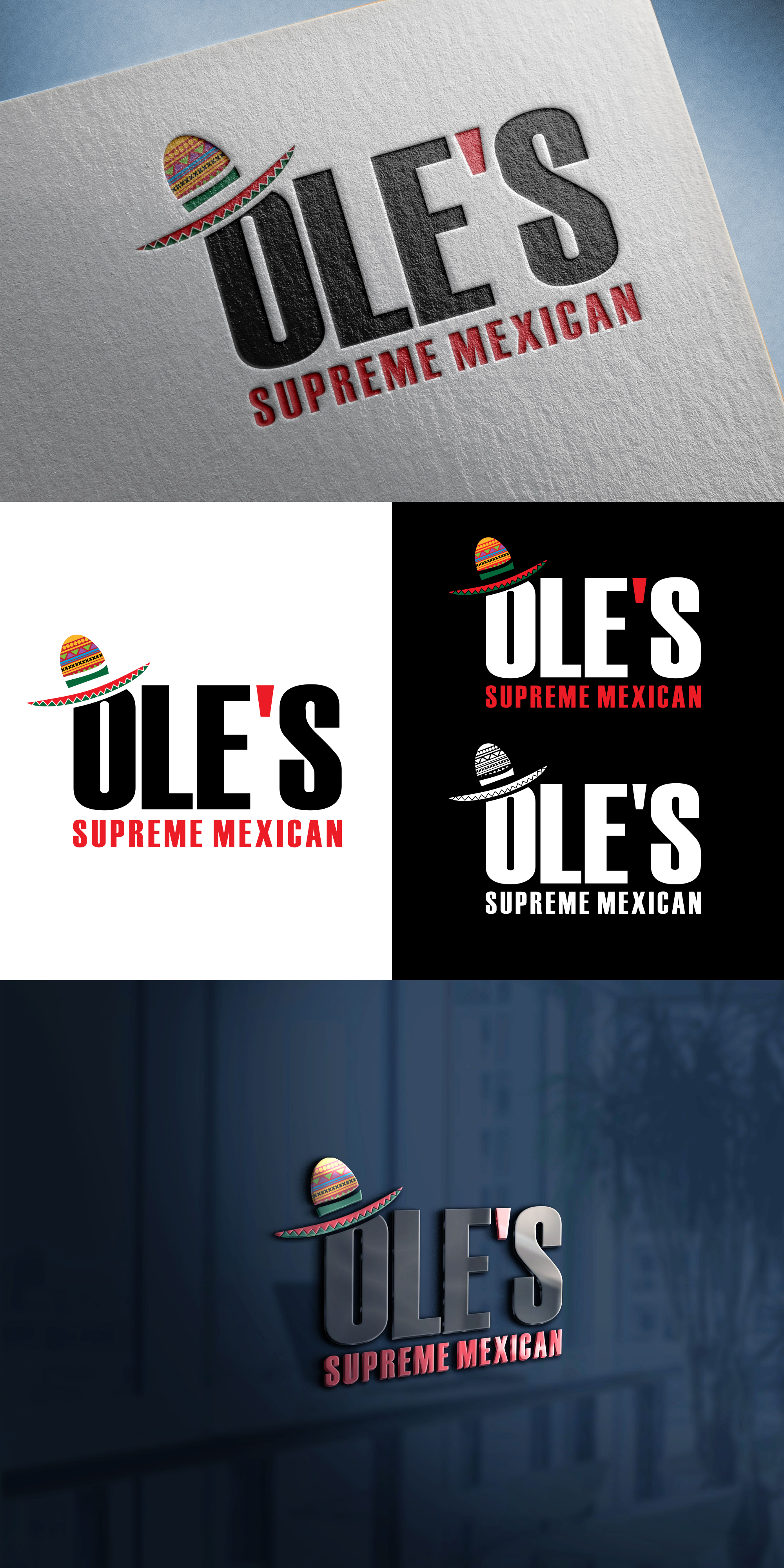 Logo Design by initials_MAN for Ole's Fajitas | Design #32942807