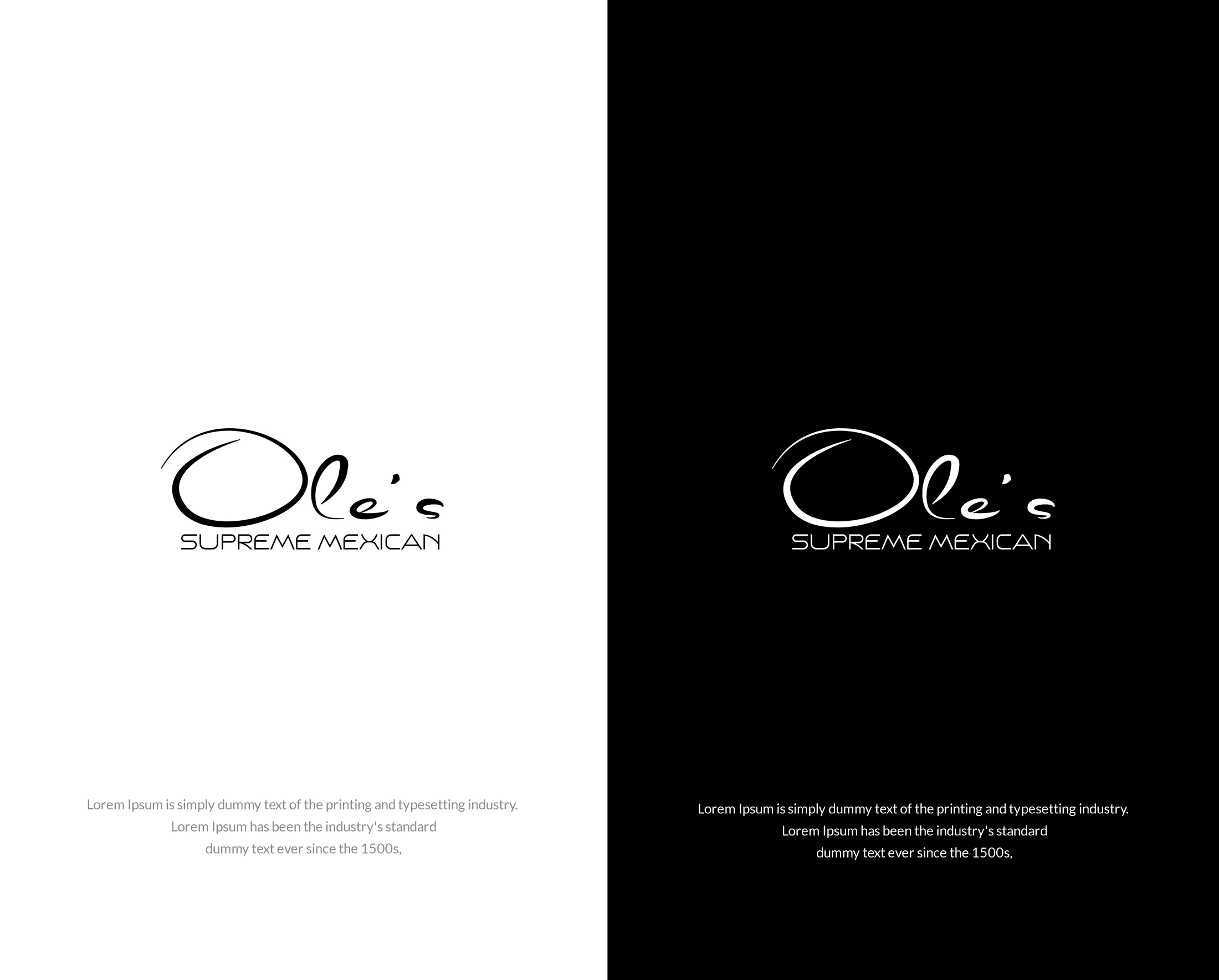 Logo Design by SL Designer for Ole's Fajitas | Design #32923481