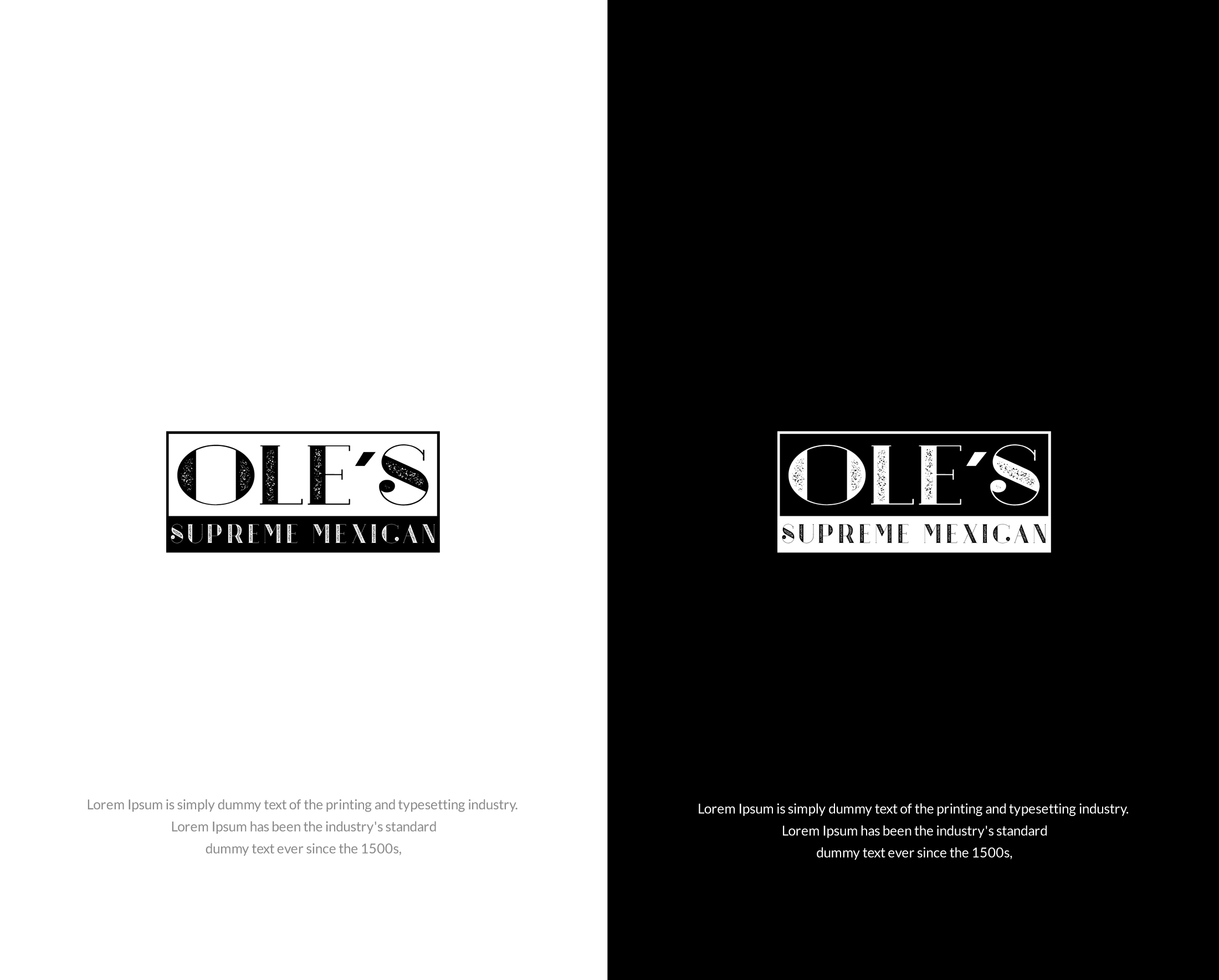 Logo Design by SL Designer for Ole's Fajitas | Design #32923485
