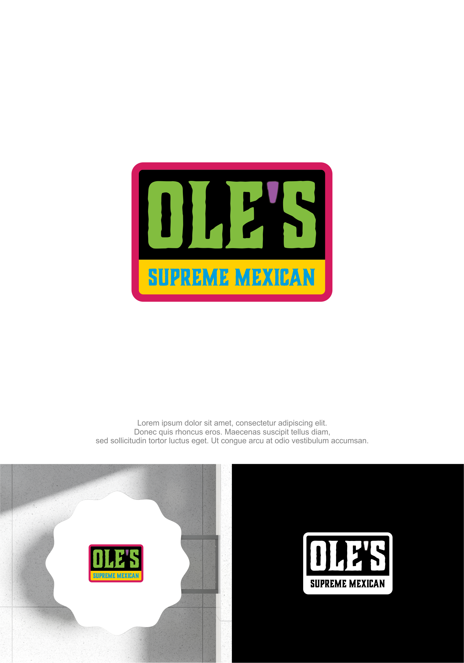 Logo Design by M.Syaiful Huda for Ole's Fajitas | Design #32905991