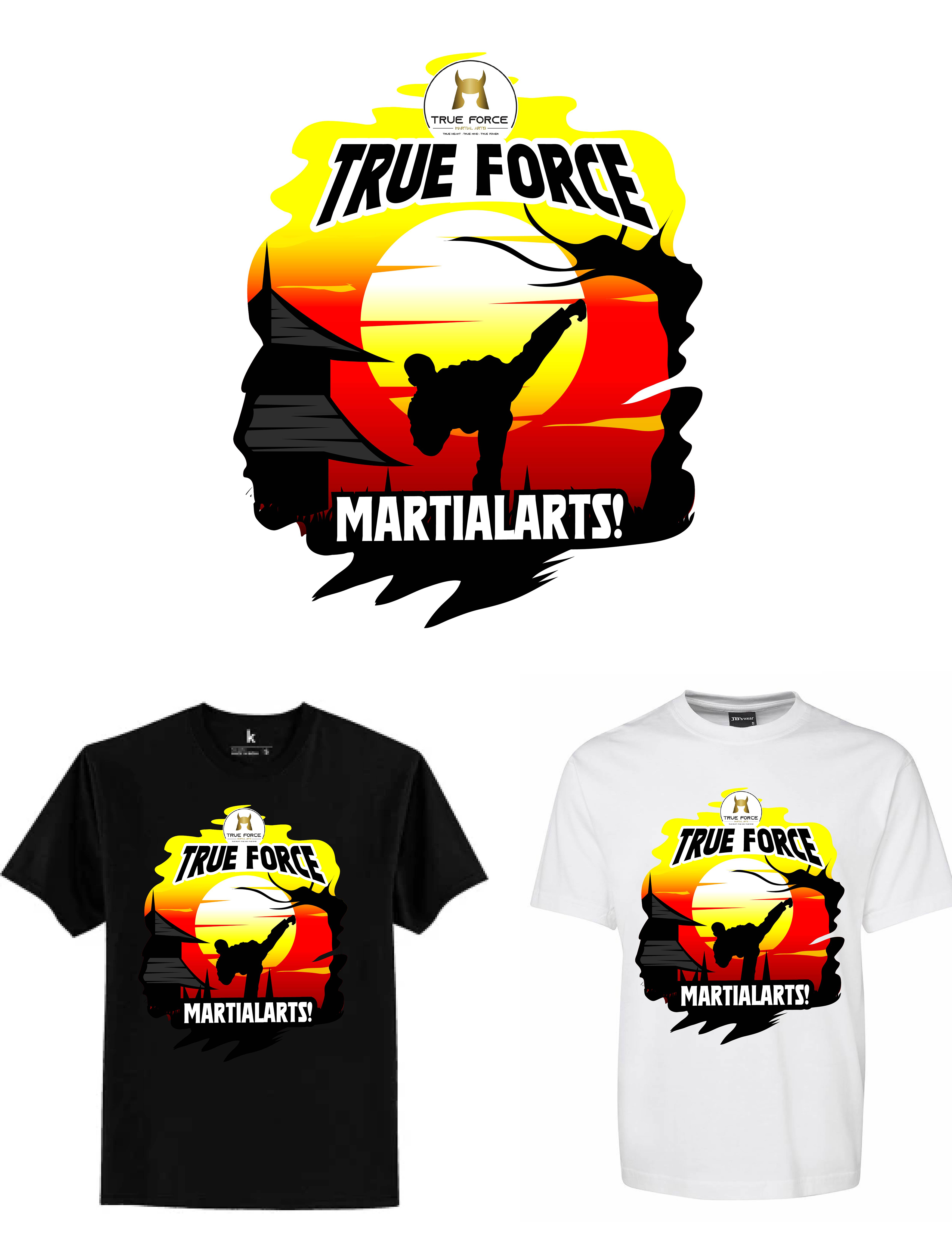 T-Shirt-Design von ARTOGRAPHY für True Force Martial Arts | Design #32940083