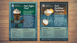 Menu Design by Toblindfoldher Graphic Design