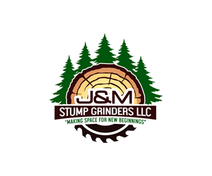 Logo Design by James J. for J&M Stump Grinders LLC | Design: #32928230