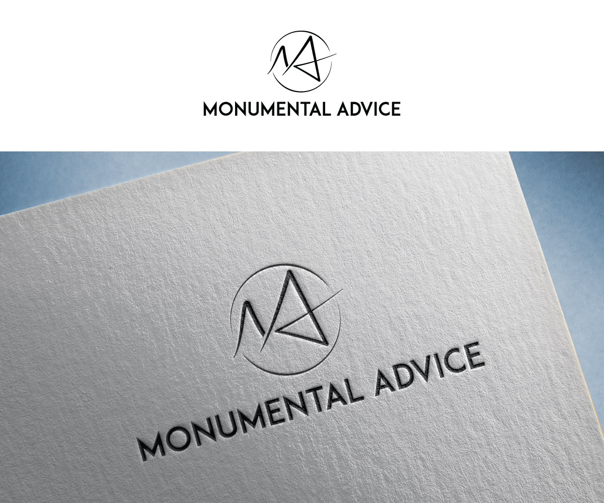 Logo Design by Luckey yaari for Monumental Advice | Design #32928351