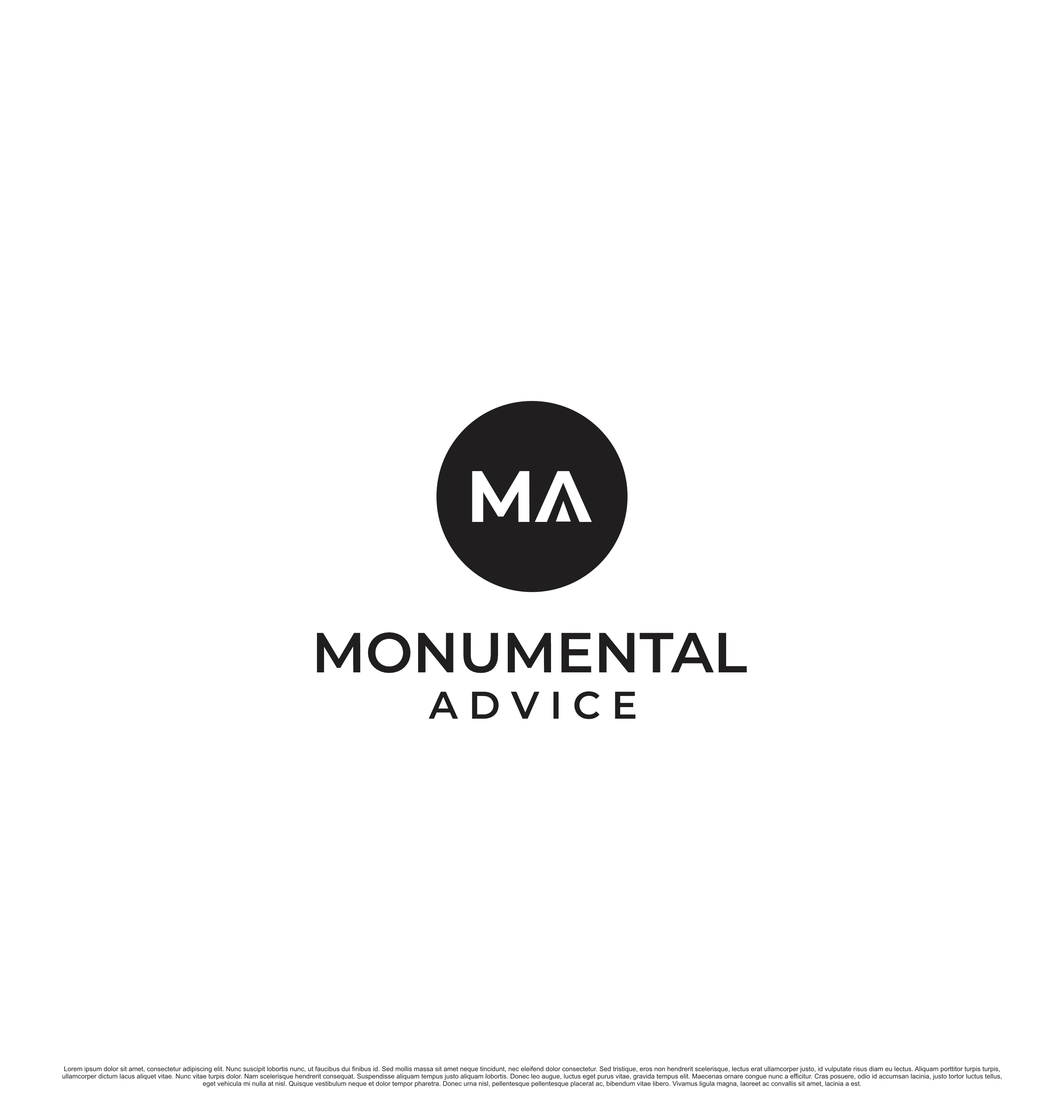 Diseño de Logo por saesean para Monumental Advice | Diseño #32921222