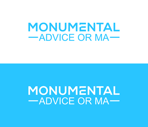 Logo Design by pusing for Monumental Advice | Design: #32916747