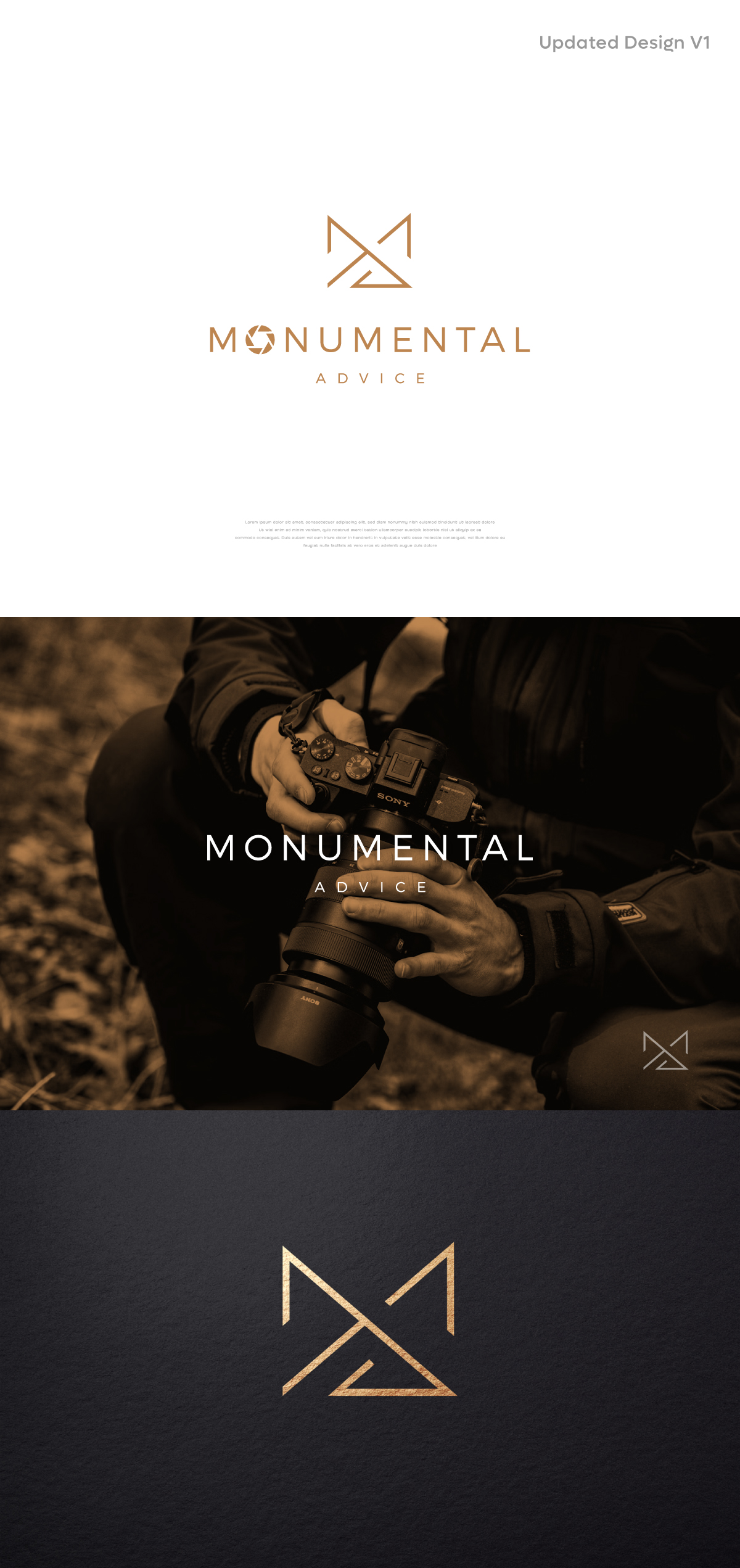 Logo Design by apik. for Monumental Advice | Design #32925671