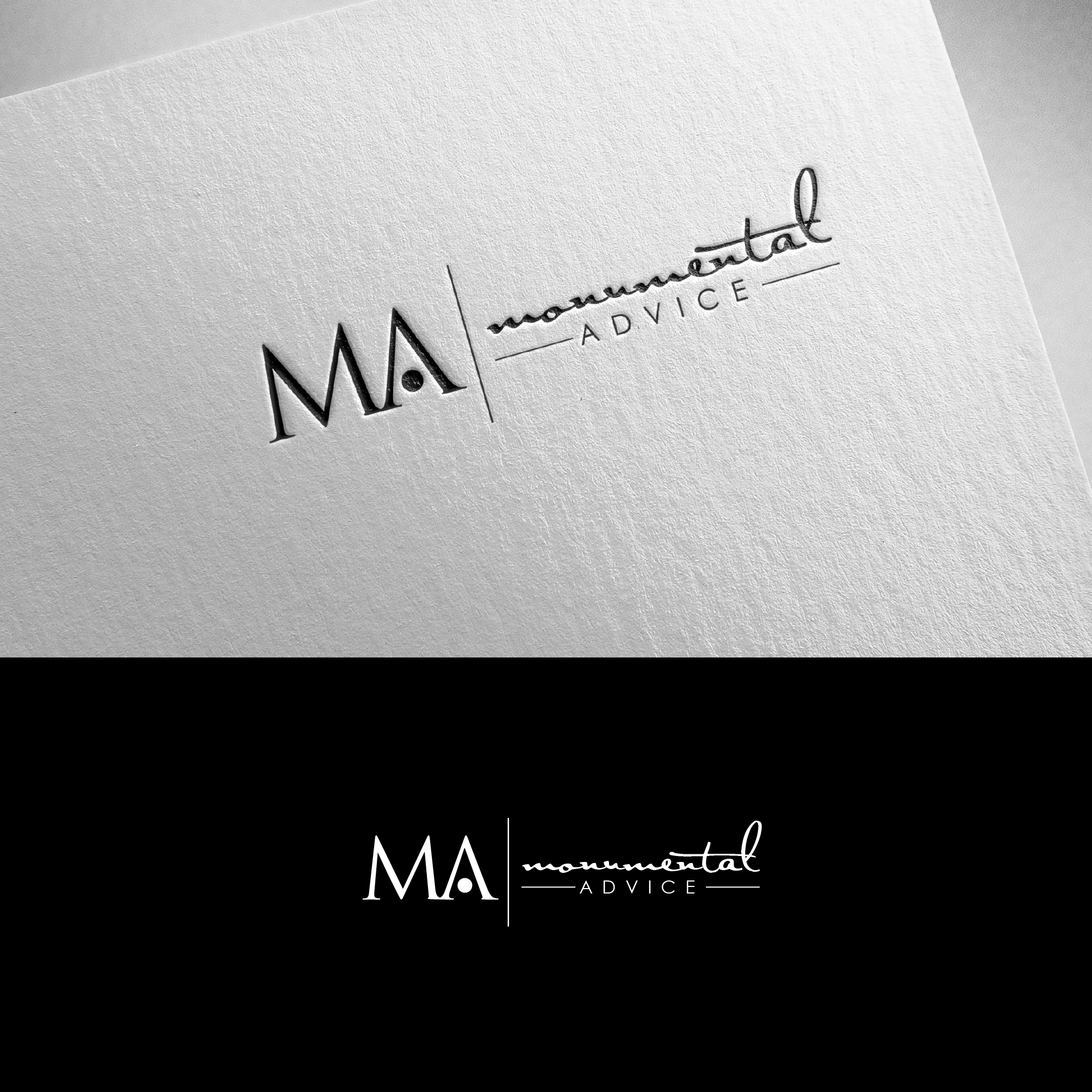 Logo Design by alzac for Monumental Advice | Design #32957384