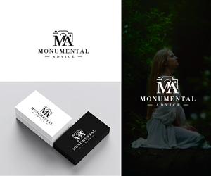 Logo Design by step forward 2 for Monumental Advice | Design: #32919273