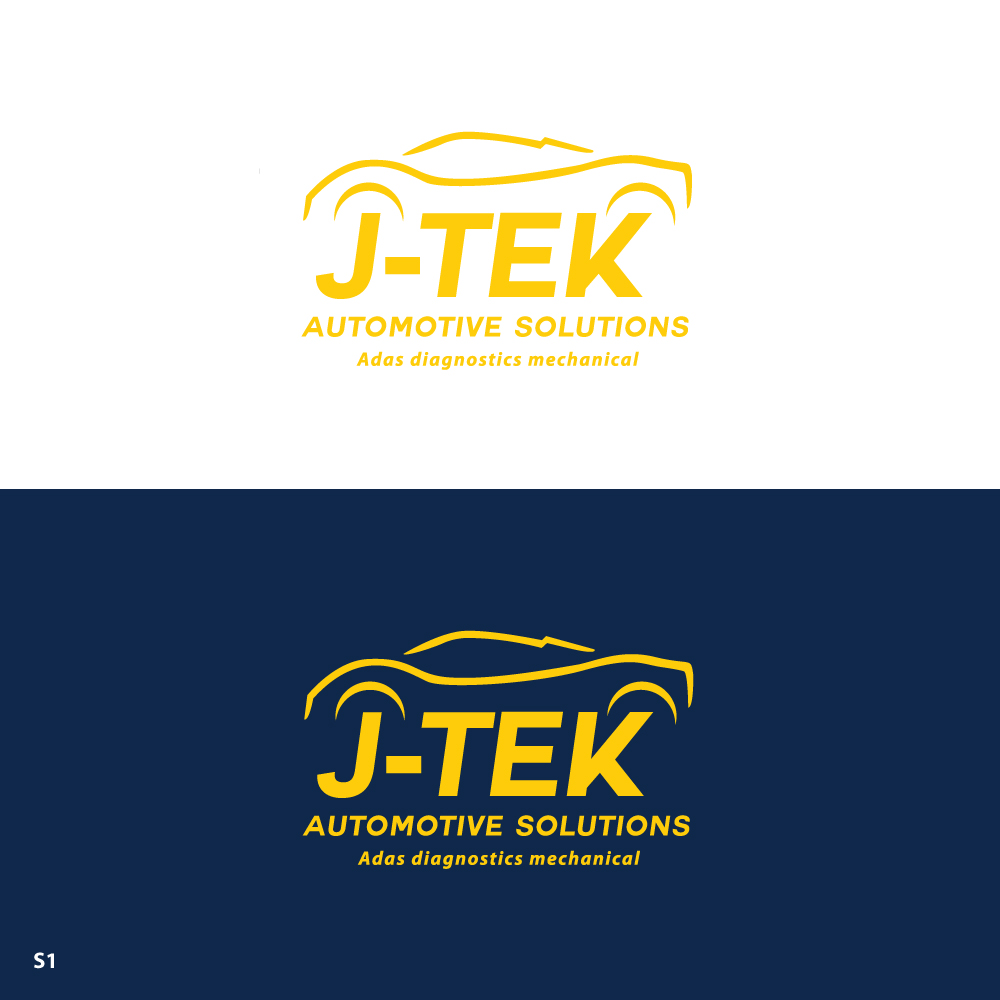 Logo Design by Sujit Banerjee for J-TEK AUTOMOTIVE SOLUTIONS | Design #32921347