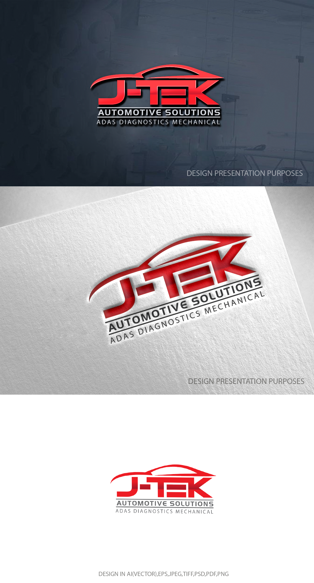 Logo Design by zebronicgraphic for J-TEK AUTOMOTIVE SOLUTIONS | Design #32921439