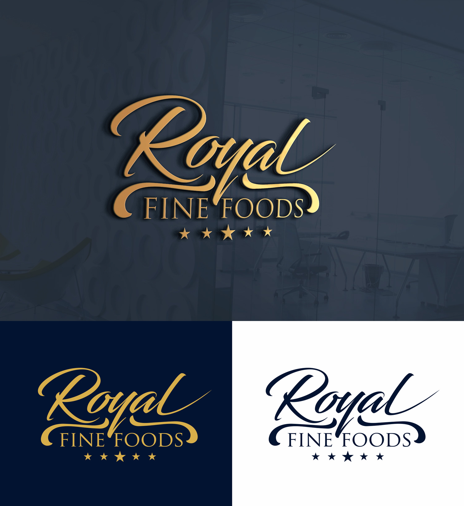 Diseño de Logo por M Art & Design para Royal Fine Foods | Diseño #32927239