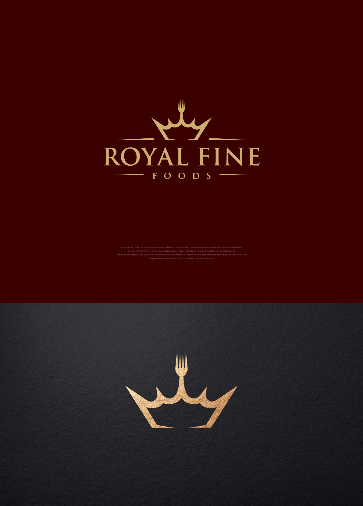 Logo-Design von apik. für Royal Fine Foods | Design #32927968