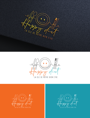 Logo Design by Ellene for Happy diet | Design: #32960965