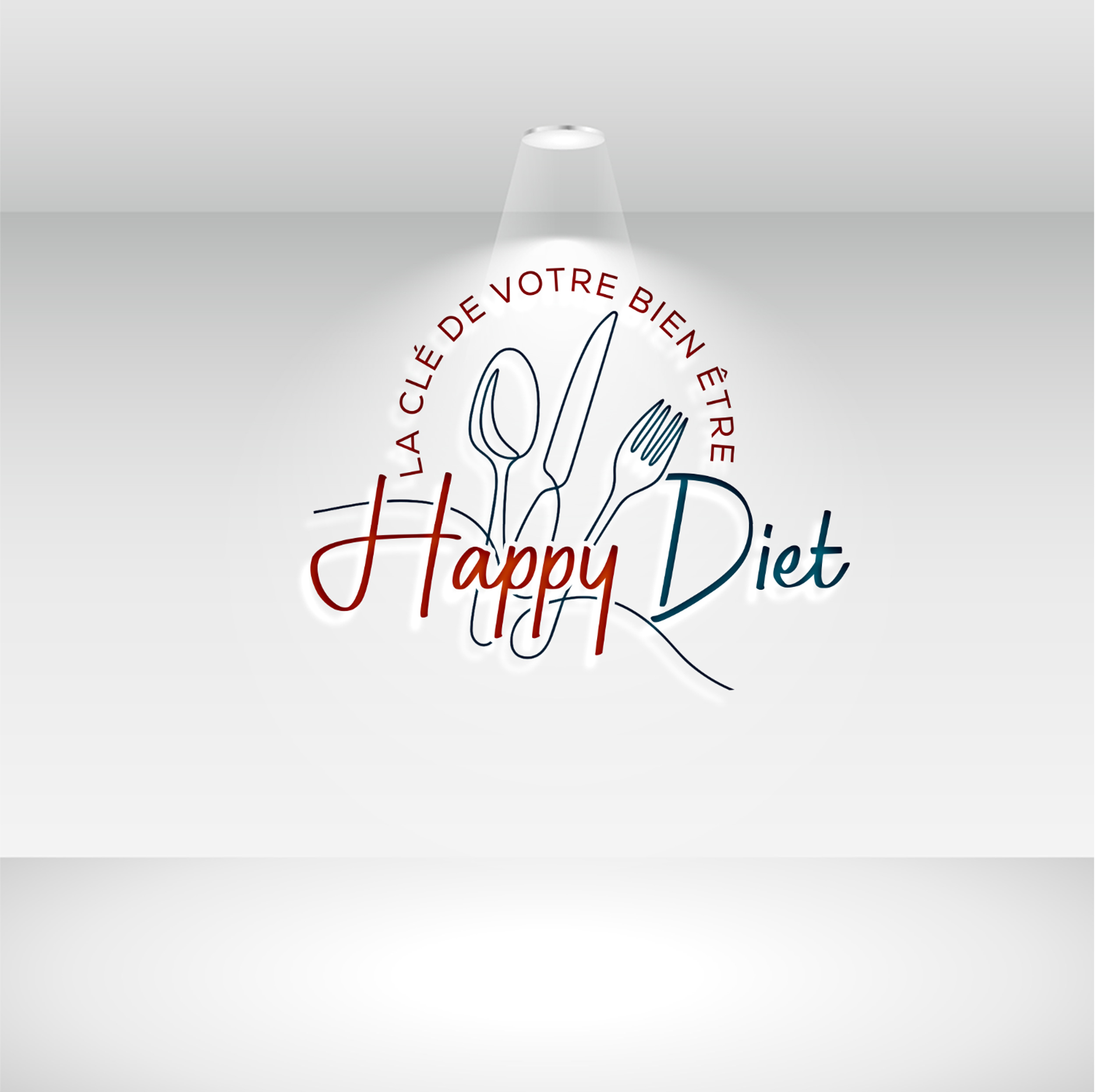 Logo Design by Rosalie.. for Happy diet | Design #32951661