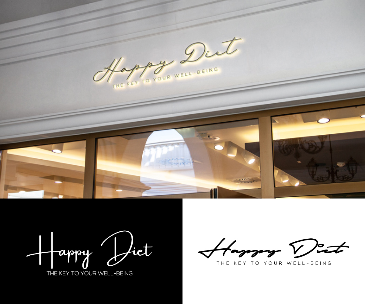 Logo Design by Roxy Art for Happy diet | Design #32935992