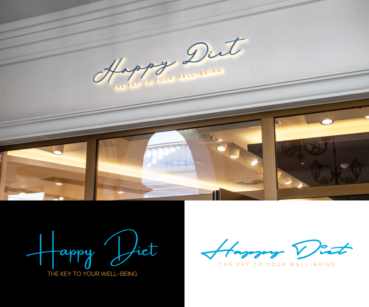 Logo Design by Zt Art for Happy diet | Design #32937011