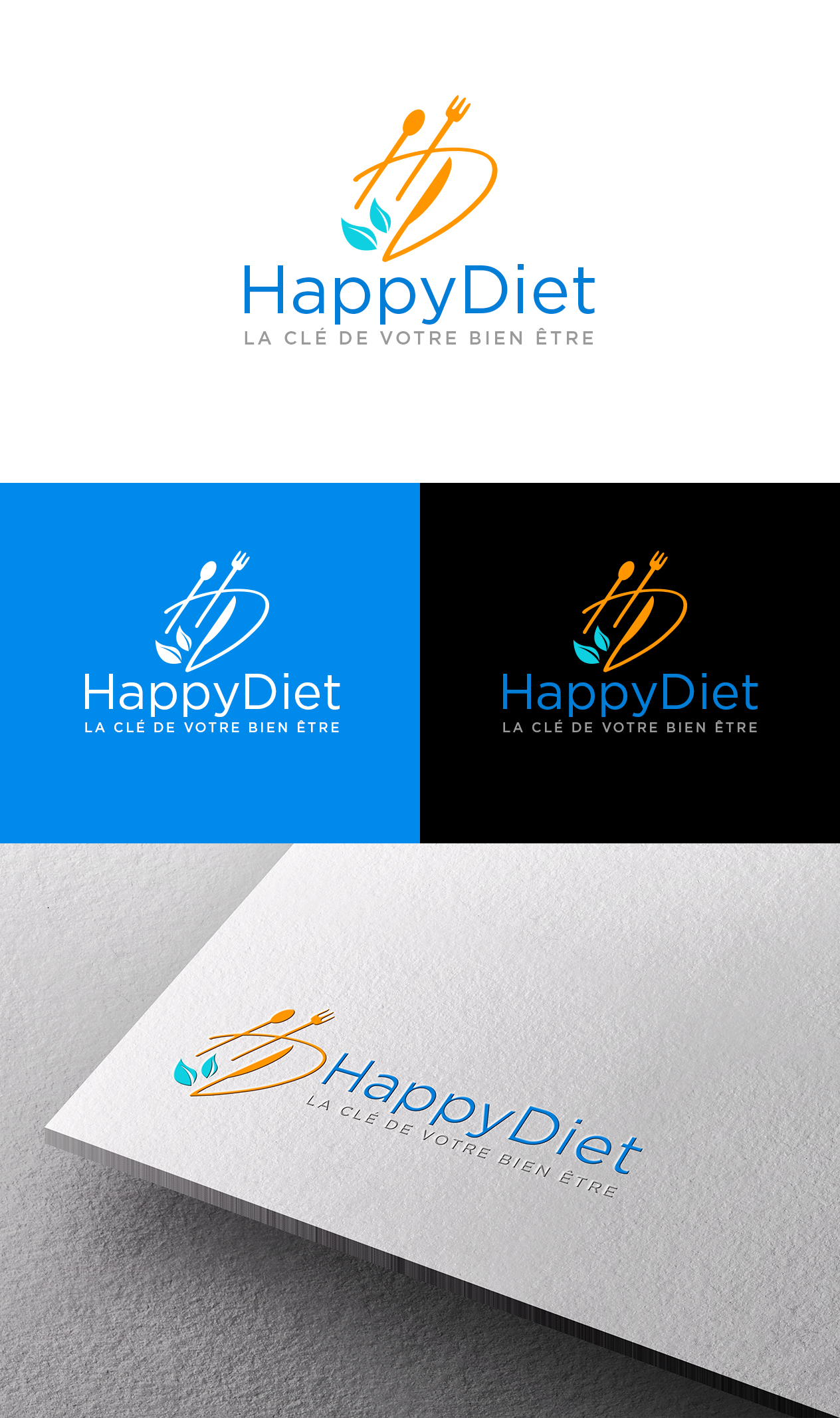 Logo Design by BehindSymbols for Happy diet | Design #32961785