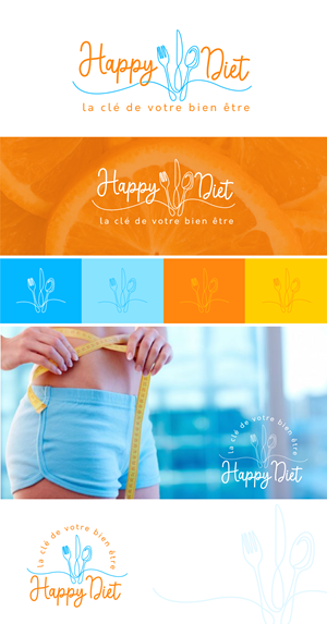 Logo Design by Sakuranight for Happy diet | Design #32928908