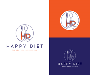 Logo Design by step forward 2 for Happy diet | Design: #32928586