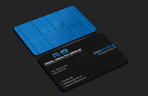 Design de Carte de Visite par Expert Bappy pour Pool Health Group Inc | Design : #32955325