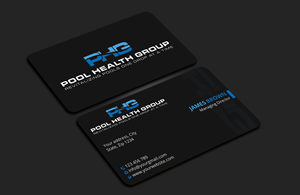 Business Card Design by Expert Bappy for Pool Health Group Inc | Design: #32955334