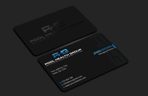 Business Card Design by Expert Bappy for Pool Health Group Inc | Design: #32955337