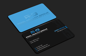 Business Card Design by Expert Bappy for Pool Health Group Inc | Design: #32955352