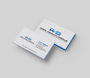 Business Card Design by Expert Bappy for Pool Health Group Inc | Design: #32955390