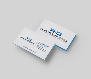Business Card Design by Expert Bappy for Pool Health Group Inc | Design: #32955415