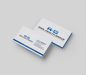 Business Card Design by Expert Bappy for Pool Health Group Inc | Design: #32955422