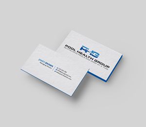 Business Card Design by Expert Bappy for Pool Health Group Inc | Design: #32955449
