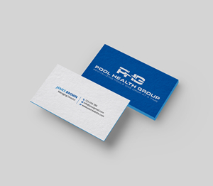 Business Card Design by Expert Bappy for Pool Health Group Inc | Design: #32955450