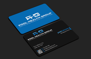Business Card Design by Expert Bappy for Pool Health Group Inc | Design: #32957107