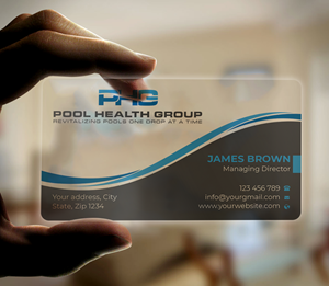 Diseño de Tarjeta de Presentación por Expert Bappy para Pool Health Group Inc | Diseño: #32977963