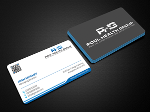 Business Card Design by Expert Bappy for Pool Health Group Inc | Design: #32978556
