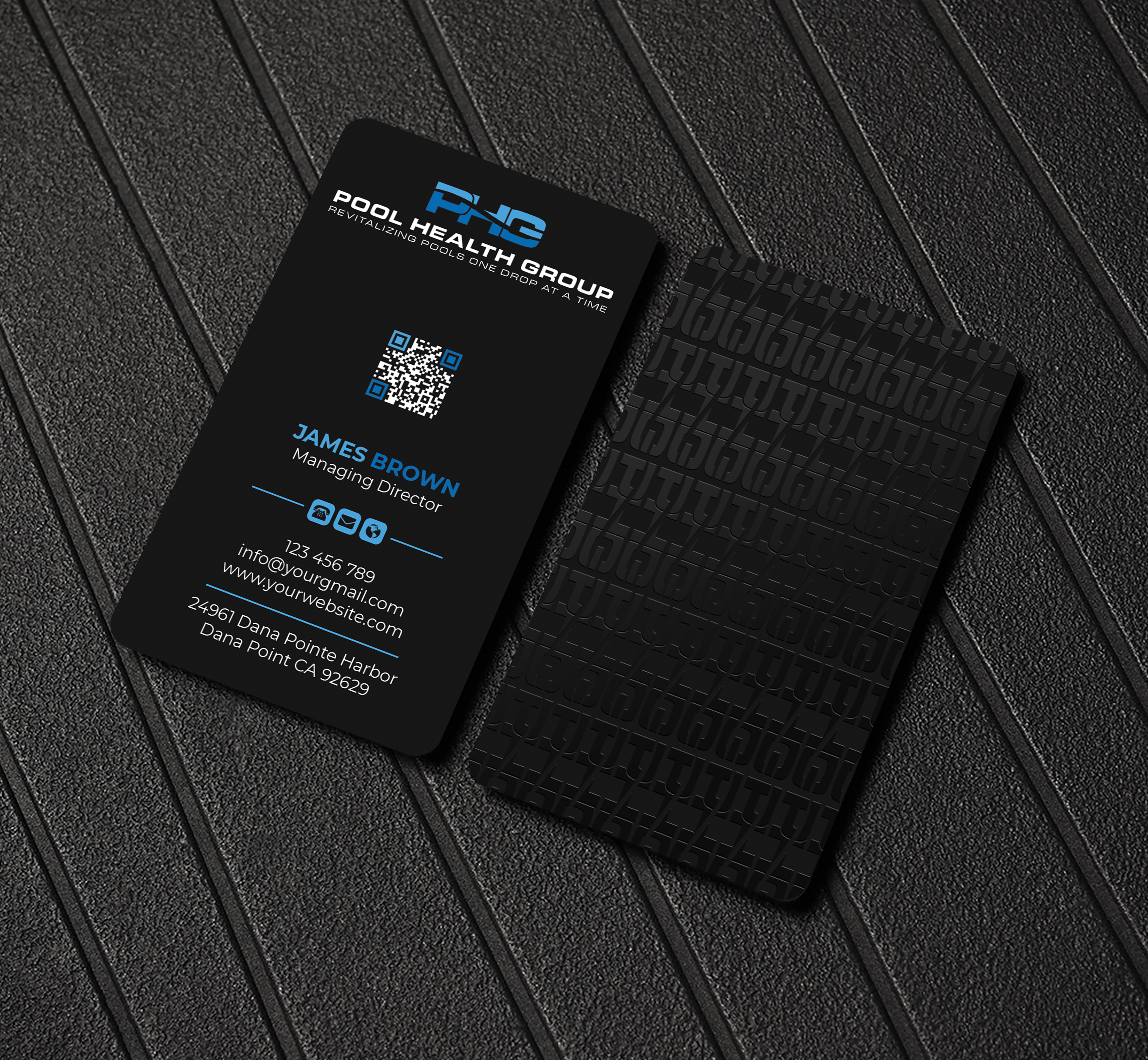 Business Card Design by Expert Bappy for Pool Health Group Inc | Design #32978909